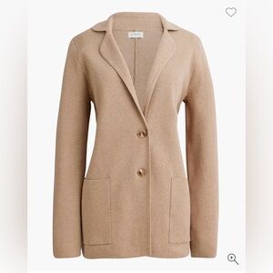 Jcrew Factory Two Button Blazer, X Small, color Heather Mushroom, NWT